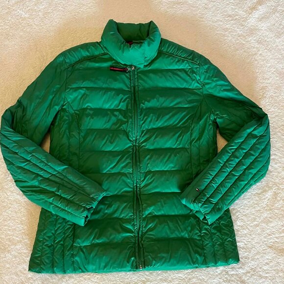 Tommy Hilfiger Women's Packable Lightweight Down Puffer Jacket size Medium - Picture 4 of 10